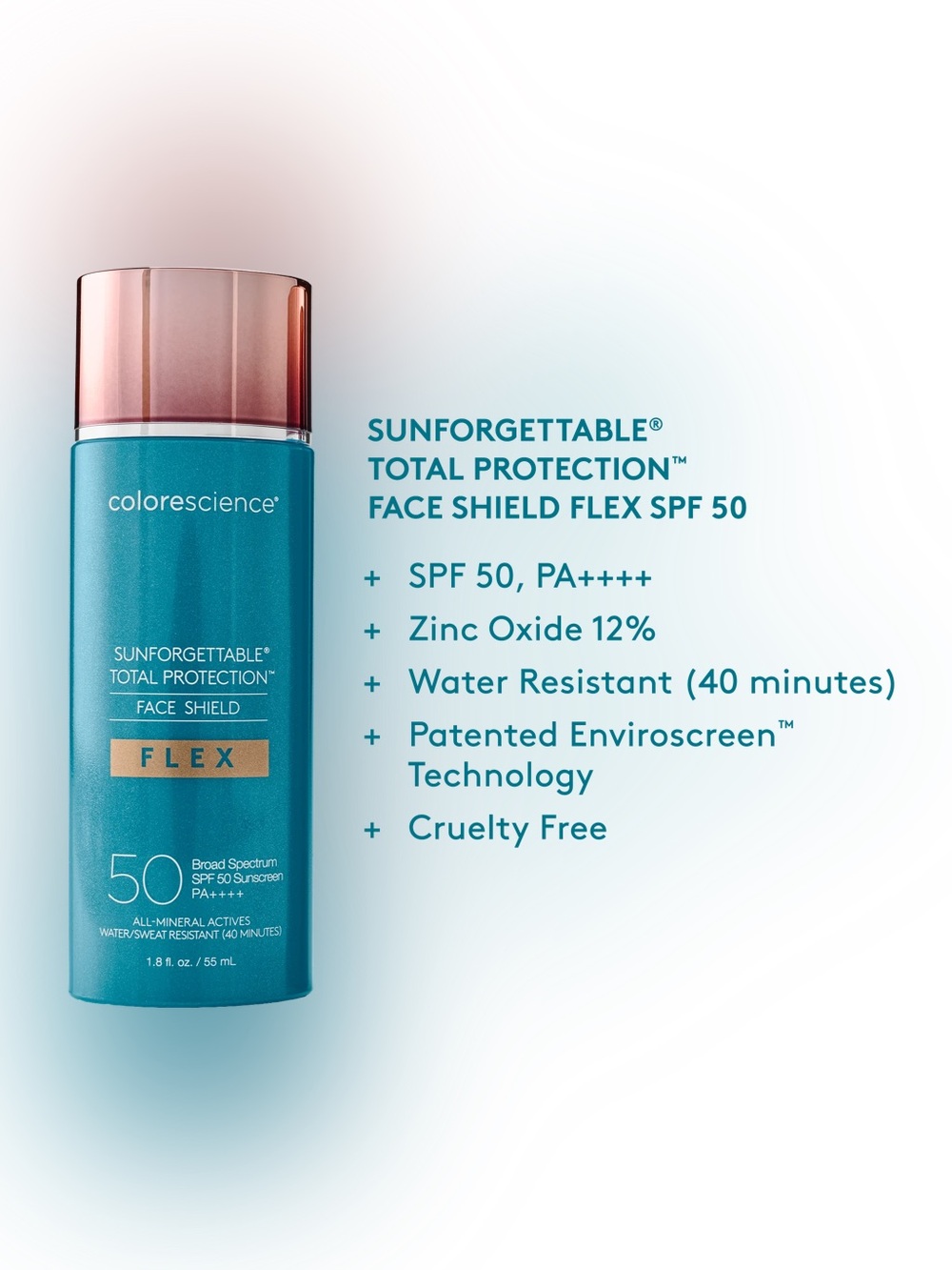MSRP$58 | Colorescience Sunforgettable Total Protection Face Shield Flex